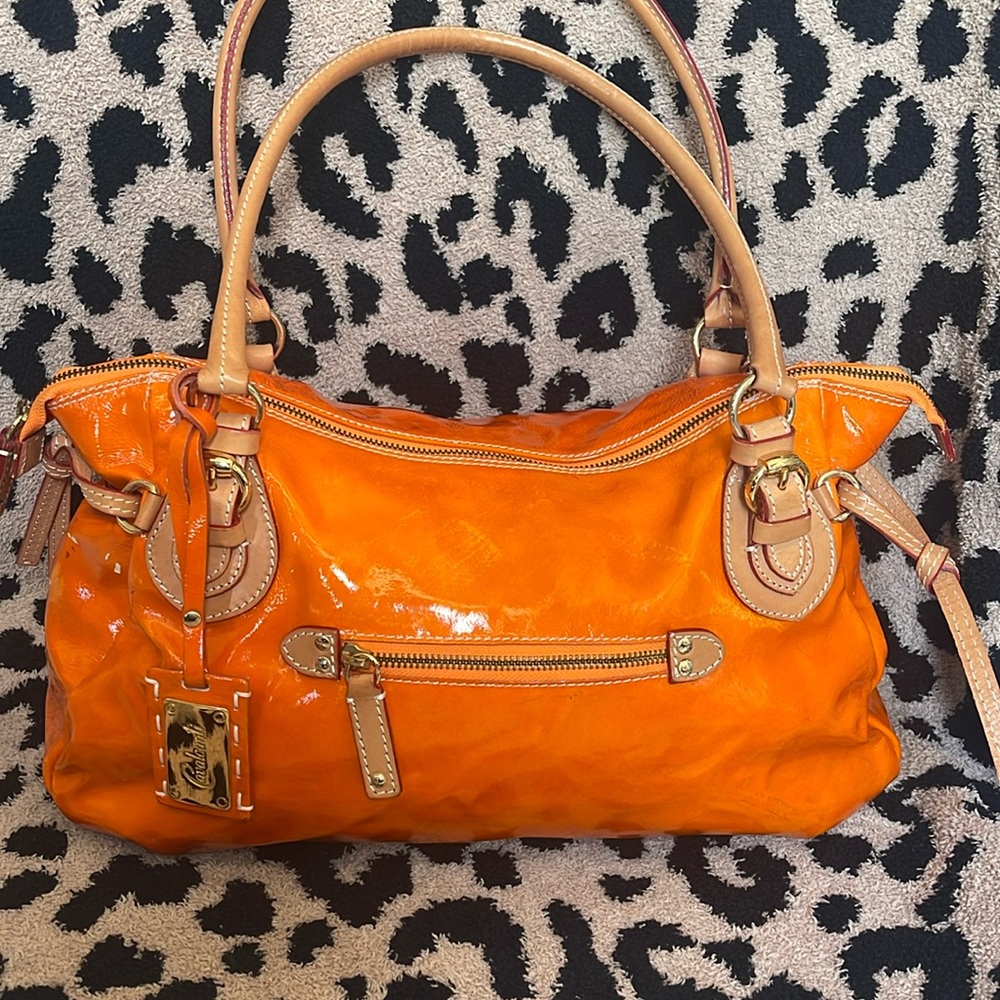 Orange handbag